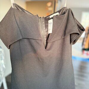 Black Off-the-Shoulder V-Shape Support Stretchy Sexy Dress | Size XL | NWT